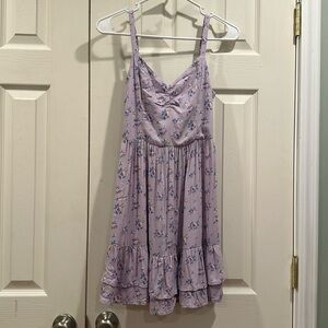 Purple Hollister dress. Ties in the back